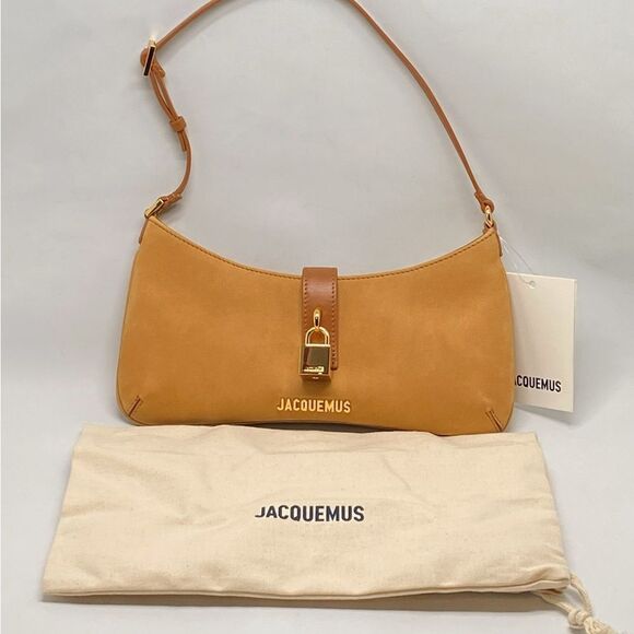 Jacquemus Le Bisou Cadenas Suede Shoulder Bag - Picture 7 of 15